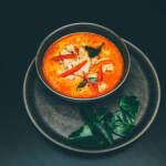 Creamy Red Pepper Pasta with Blistered Tomatoes