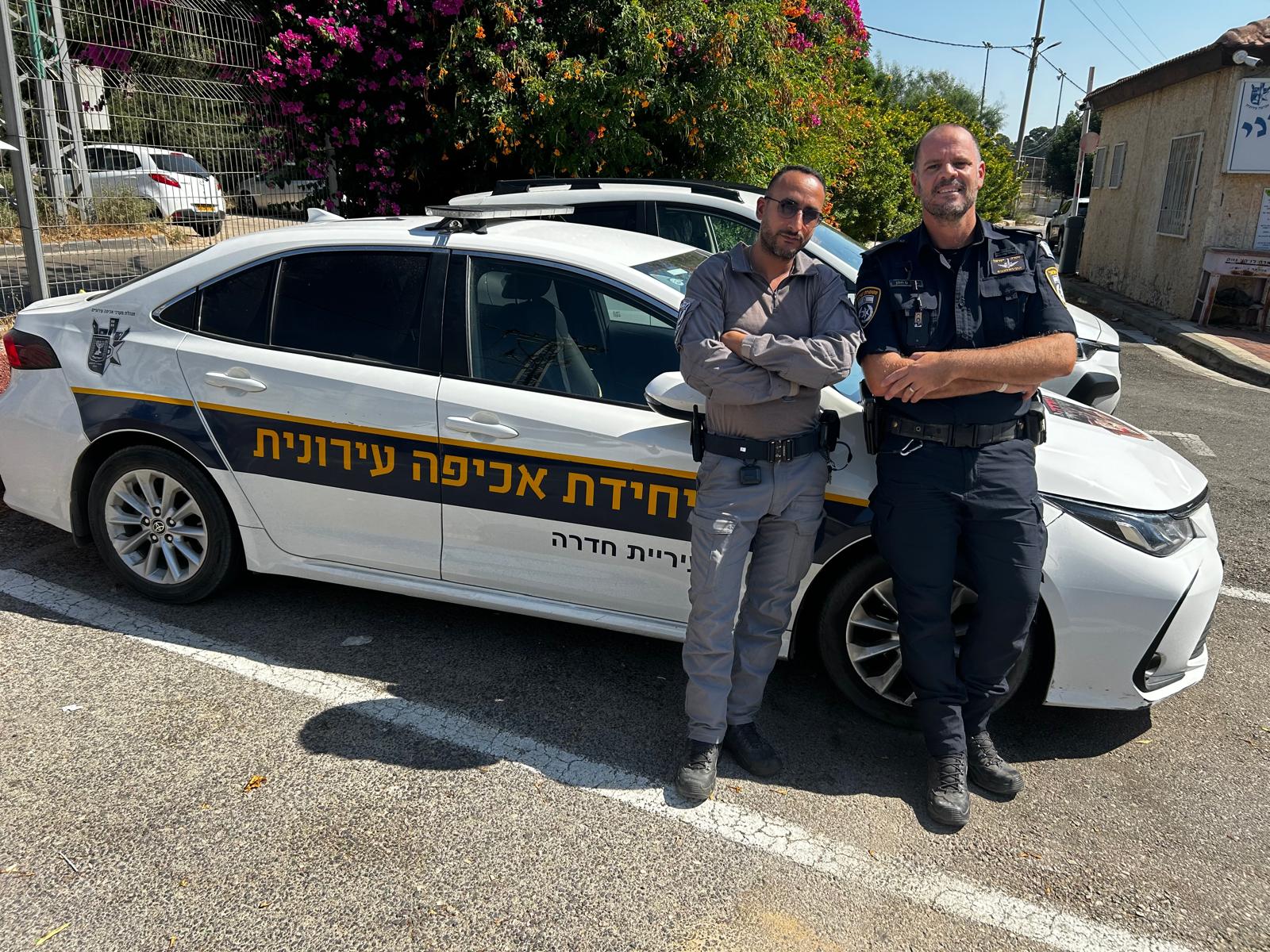 צוות השיטור העירוני ערן שער ורמי חסון