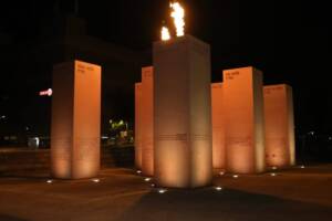 The-memorial-pillars-at-the-Hadera-monument-300x200 The memorial pillars at the Hadera monument
