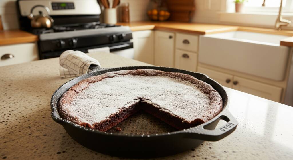 Quick Skillet Chocolate Cake