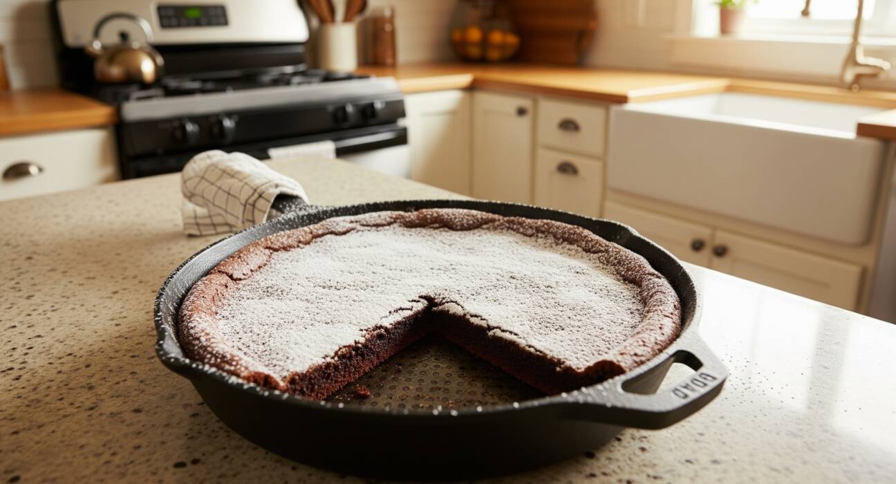 Quick Skillet Chocolate Cake