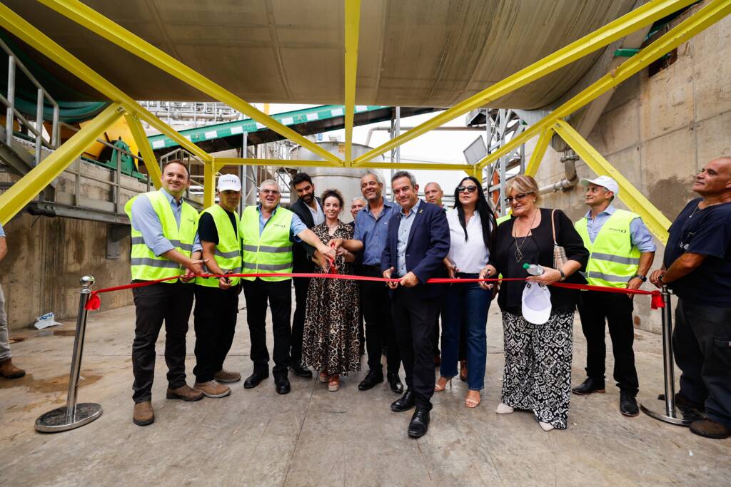 A new recycling line with an investment of approximately 140 million shekels; will save approximately 100 thousand tons of waste from being landfilled each year.