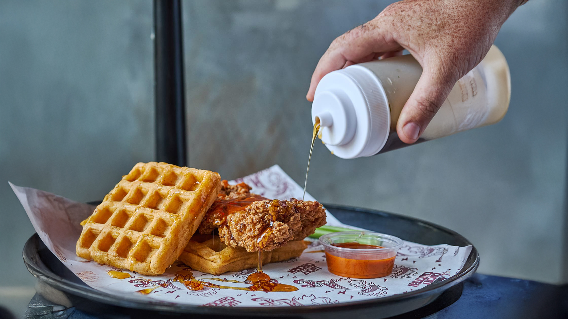 Chicken and waffle