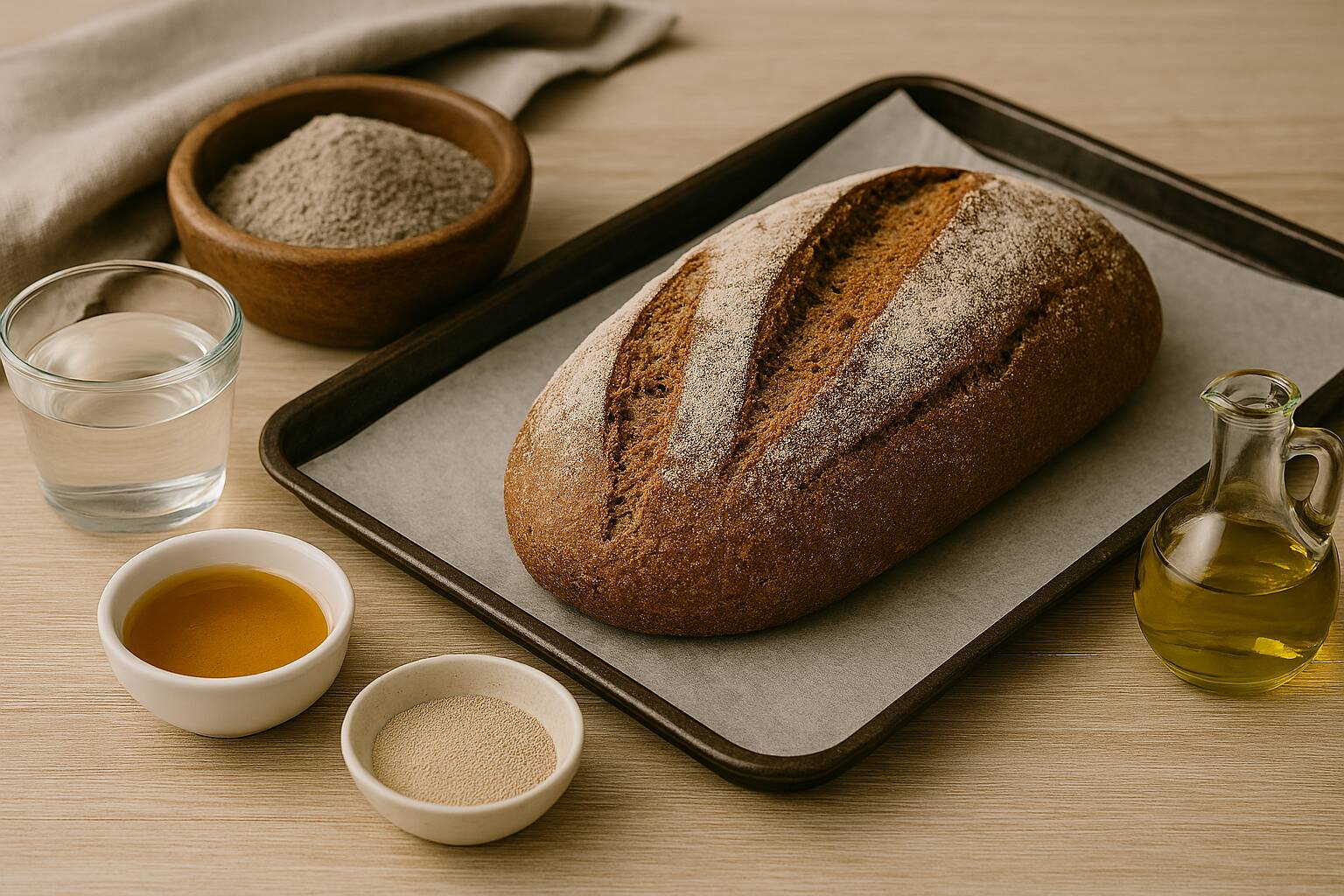 homemade-rye-bread Home