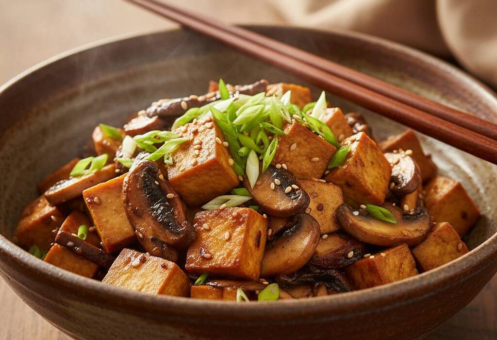Tofu and Mushroom Stir Fry A Light, Healthy, and Flavorful Meal