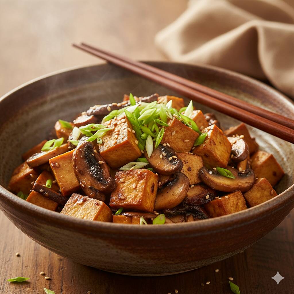 Tofu and Mushroom Stir Fry A Light, Healthy, and Flavorful Meal
