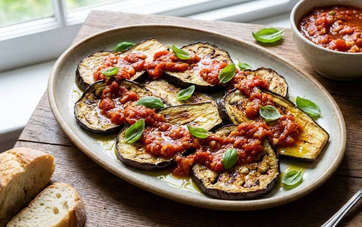 Roasted-eggplants-in-tomato-and-garlic-sauce-e1768484604497 Home