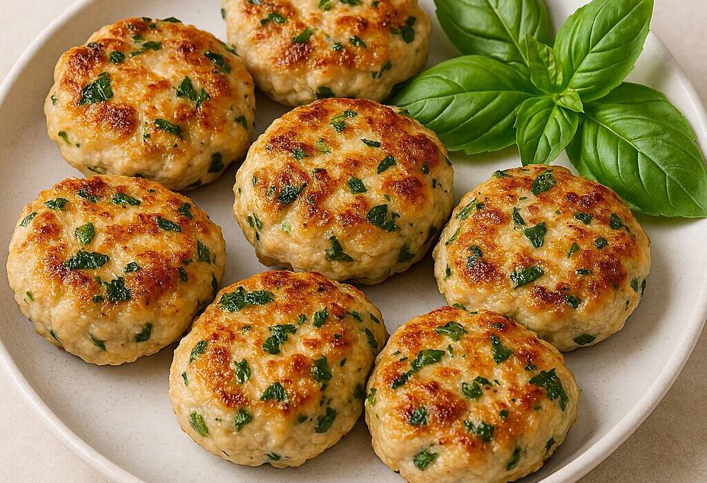 קציצות עוף עם בזיליקום